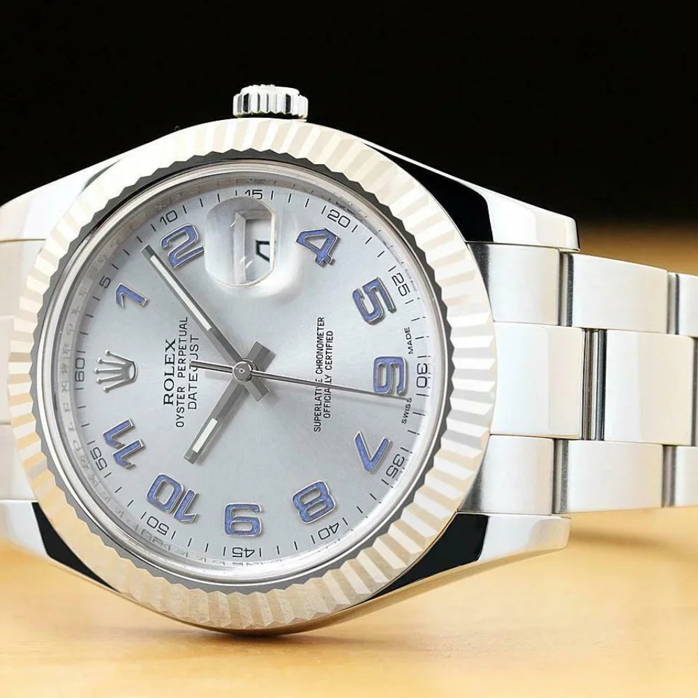 Men's Rolex Datejust II 41mm Watch w/ box + cards